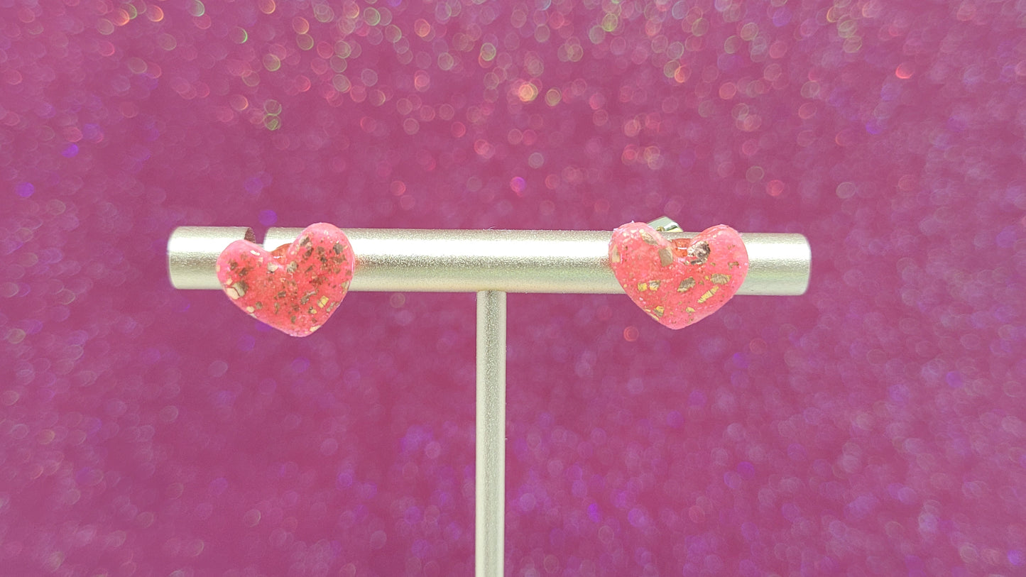 Heart-Shaped Candy Studs 2-Pack