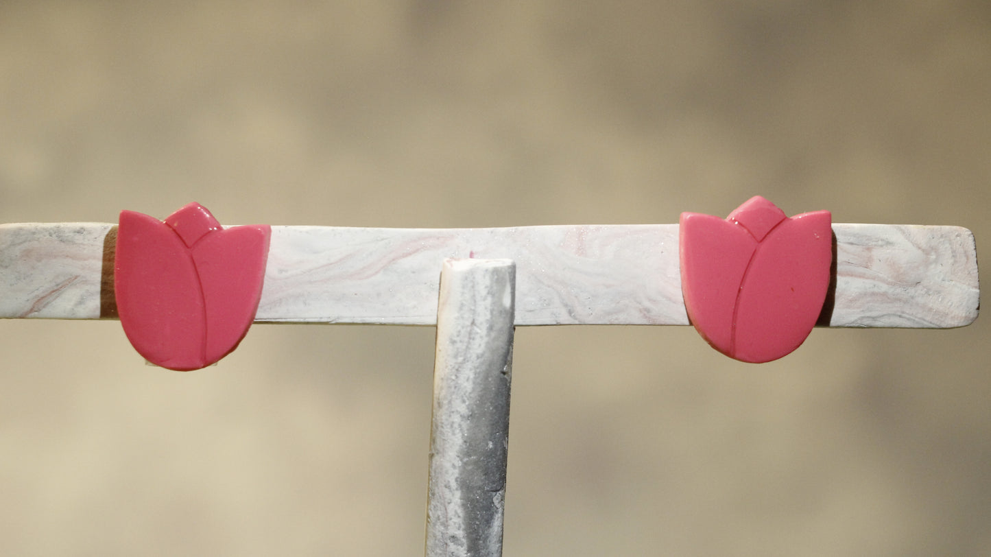 Tulip Stud Earrings