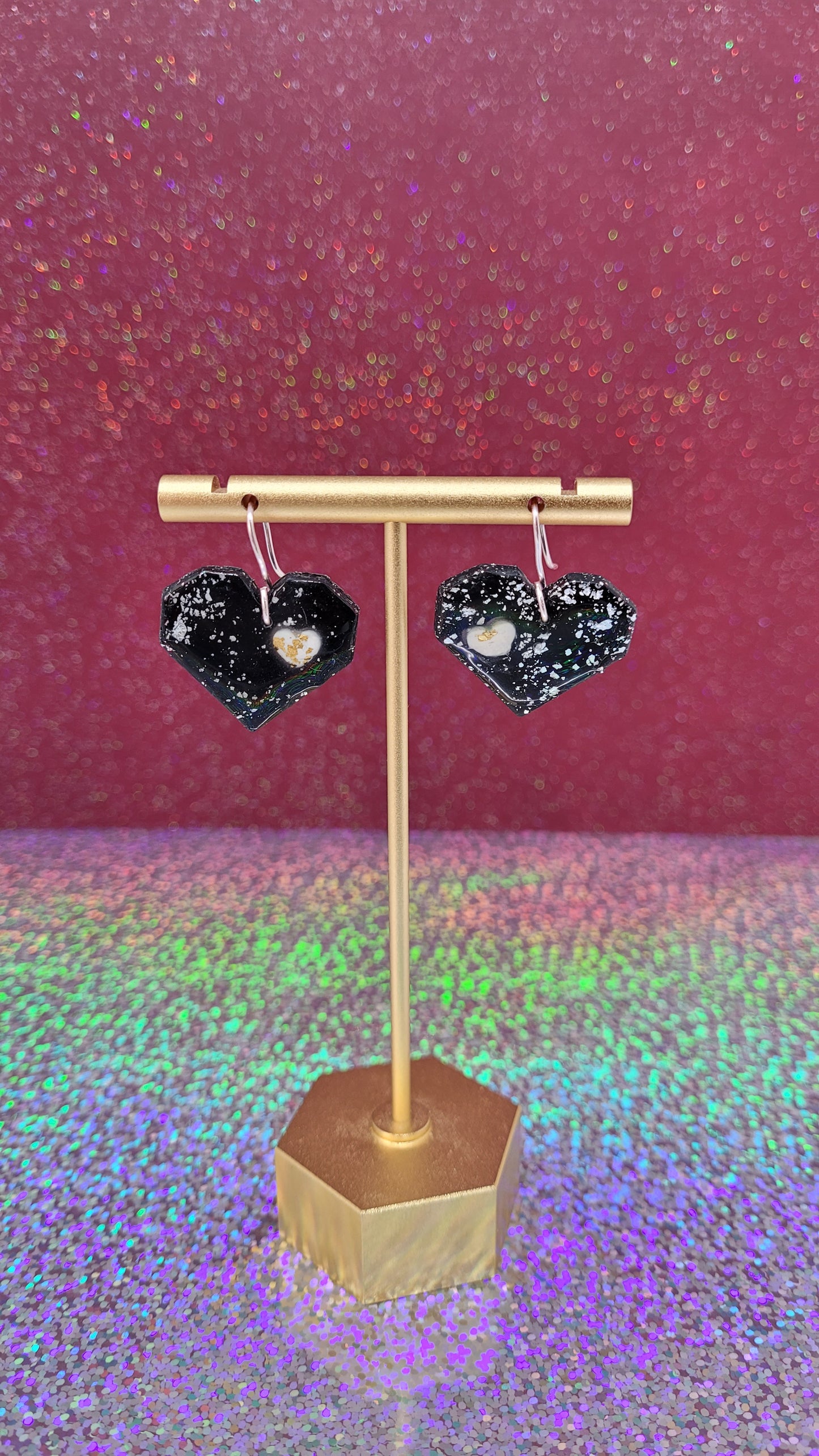 Cutout Heart Earrings