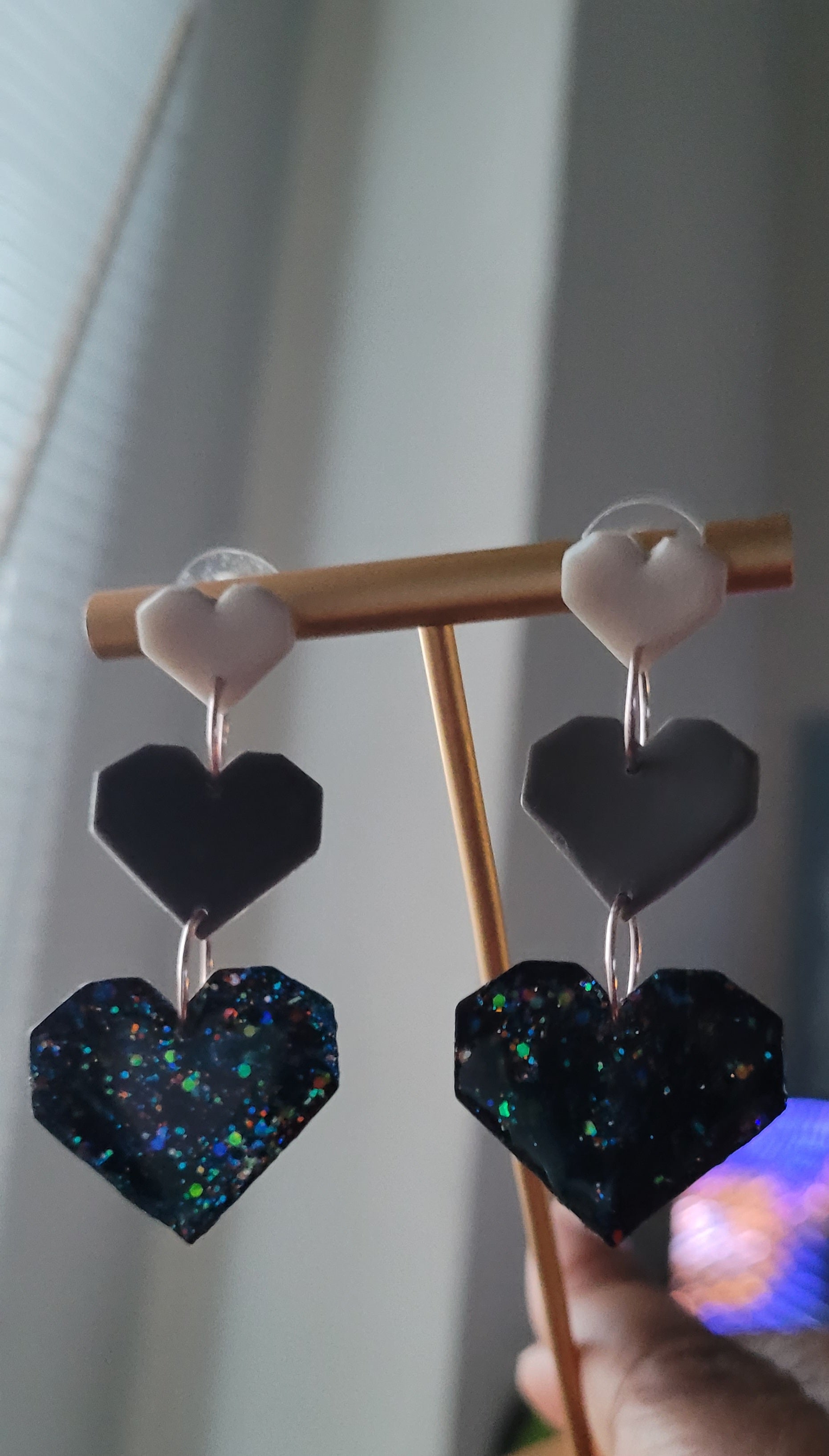 Earrings shot in sunlight