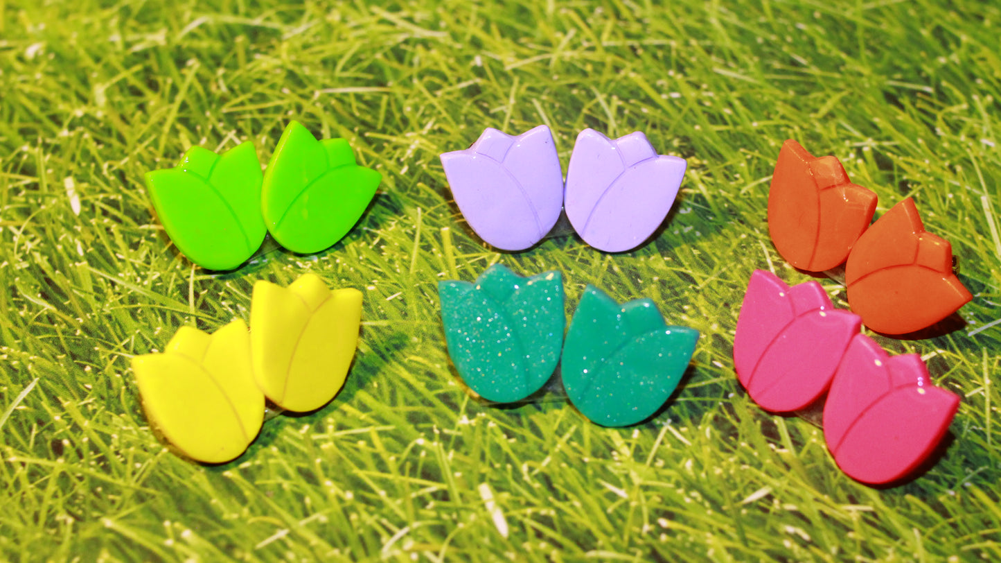 Tulip Stud Earrings