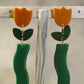3-Tier Tulip Dangle Earrings