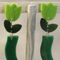 3-Tier Tulip Dangle Earrings