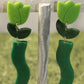 3-Tier Tulip Dangle Earrings