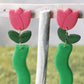 3-Tier Tulip Dangle Earrings