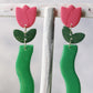 3-Tier Tulip Dangle Earrings