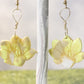 Multicolor Crocus Flower Dangle Earrings