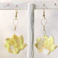 Multicolor Crocus Flower Dangle Earrings