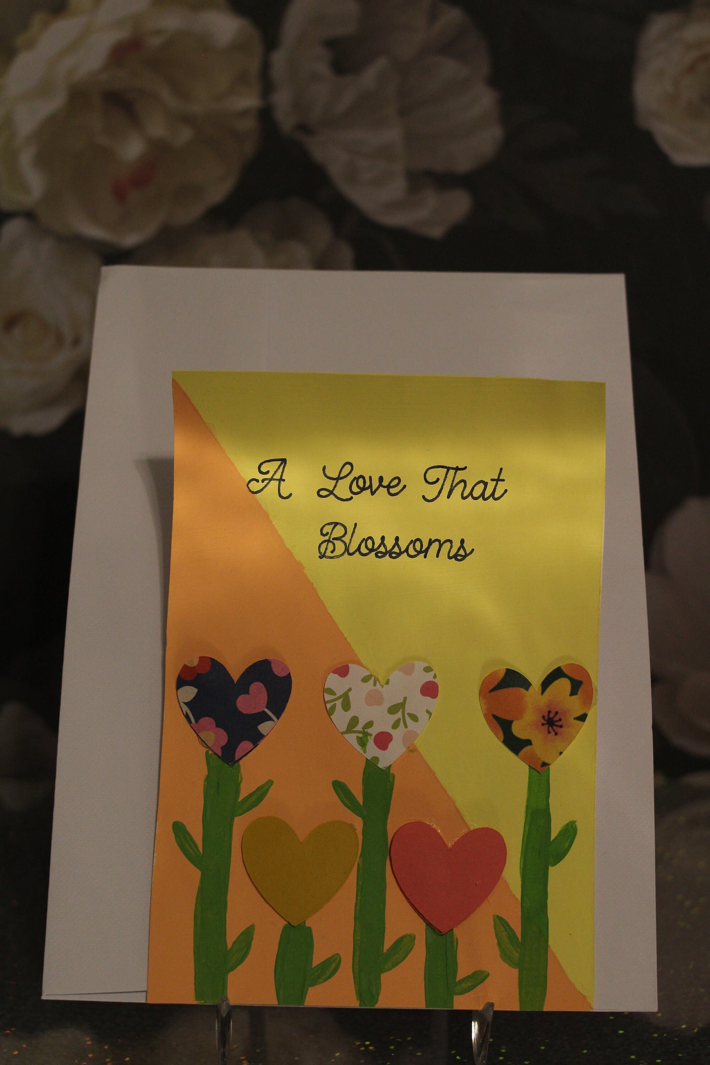 A Love That Blossoms Greeting Card